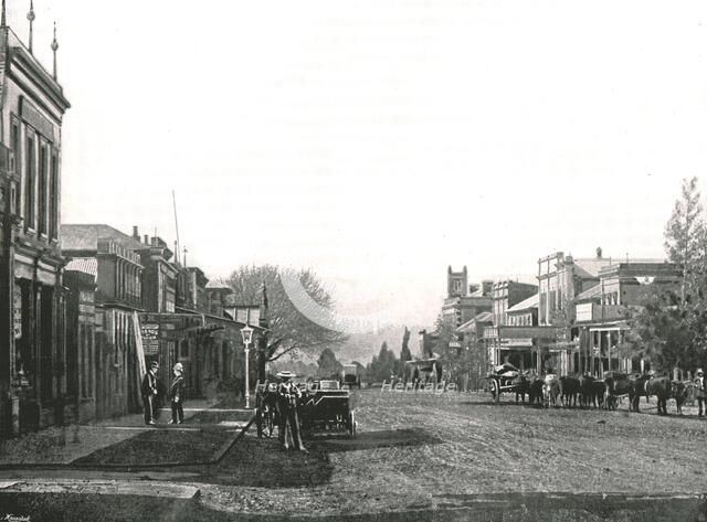 Church Street, Maritzburg, South Africa, 1895.  Creator: Unknown.