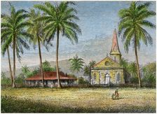 Church, Samoa, c1875