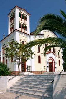 Church, Sami, Kefalonia, Greece. Creator: Peter Thompson