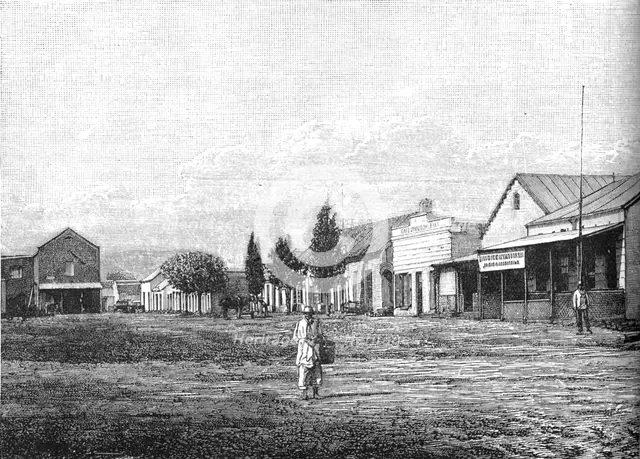 'Church Square, Pretoria', c1880s. Artist: Unknown.