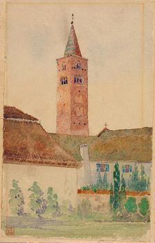 Church Tower, Italy, 1898. Creator: Cass Gilbert