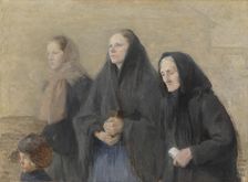 Churchgoers (Easter Morning), 1895-1900. Creator: Helene Schjerfbeck