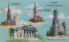 Churches of Louisville, Kentucky 1942. Artist: Caufield & Shook