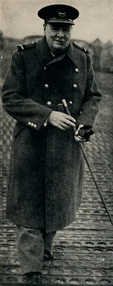 Churchill as an Airman c1945. Creator: Unknown