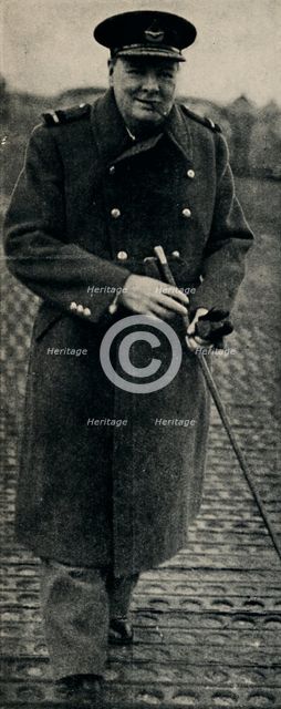 'Churchill as an Airman', c1945. Creator: Unknown.