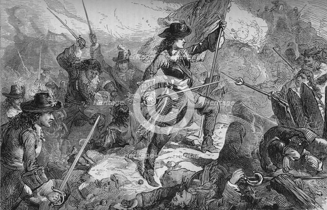 'Churchill Before Maestricht', 24 June 1673, (c1880). Artists: Unknown, John Churchill, 1st Duke of Marlborough.