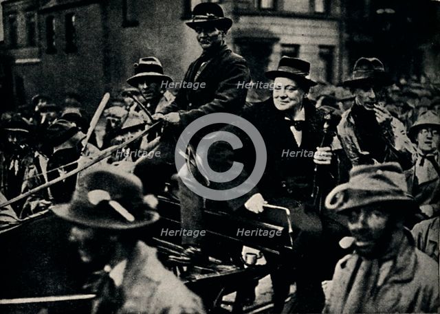'Churchill in Belfast Again', 1926, (1945). Creator: Unknown.
