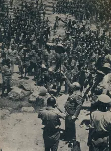 Churchill With British Troops in North Africa June 1943, (1945). Creator: Unknown