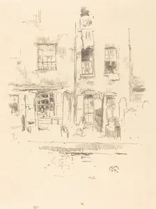 Churchyard, 1887. Creator: James Abbott McNeill Whistler