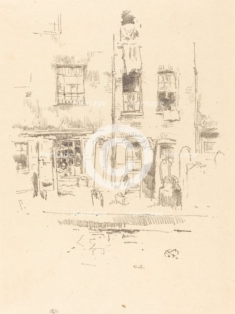 Churchyard, 1887. Creator: James Abbott McNeill Whistler.