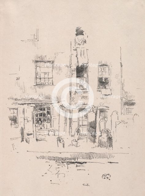 Churchyard, 1887. Creator: James McNeill Whistler (American, 1834-1903).