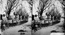 Churchyard, All Saints Church, Fulham, London, c1870-1900. Creator: York & Son
