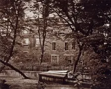 Churchyard of St. Laurence Pountney, c1879. Creator: Henry Dixon & Son