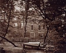 Churchyard of St. Laurence Pountney, c1879. Creator: Henry Dixon & Son