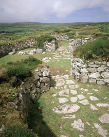 Chysauster ancient village, Cornwall, c1980-c2017. Artist: Historic England Staff Photographer