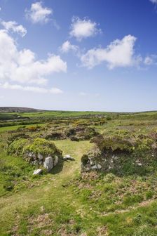 Chysauster Ancient Village, Cornwall, c2016. Artist: James O Davies