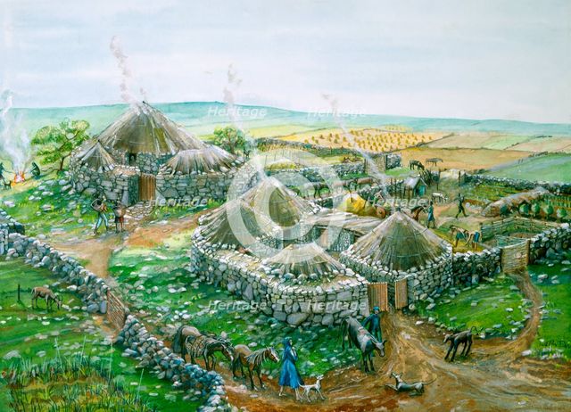 Chysauster Ancient Village, c1st-2nd century, (c1990-2010). Artist: Judith Dobie.