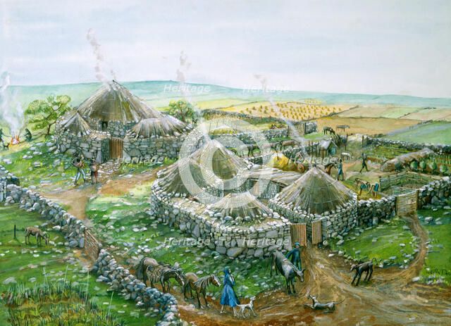 Chysauster Ancient Village, c1st-2nd century, (c1990-2010). Artist: Judith Dobie.