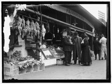 Chaconas Co. Market, P.K., between 1910 and 1921. Creator: Harris & Ewing