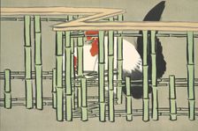 Chabo, from Momoyo-gusa (The World of Things) Vol II, pub.1909 (colour block woodcut)