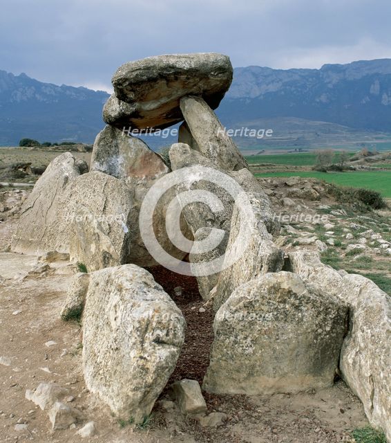 Chabola de la Hechicera, (Witch's Hut Dolmen), Elvillar, Alava province, Basque Country, Spain,2008. Creator: LTL.