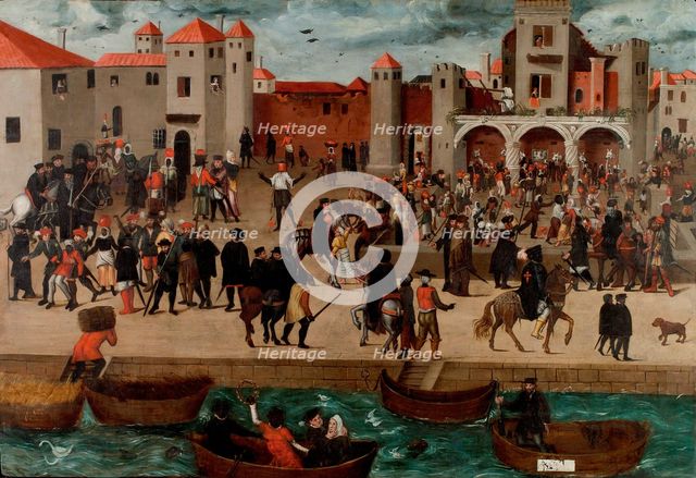 Chafariz d'El-Rei in Lisbon, 1570-1580. Creator: Anonymous.