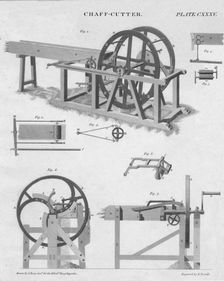 Chaff-Cutter c1813. Artist: Edmund Turrell