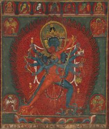 Chakrasamvara and Vajravarahi, 1575-1600. Creator: Unknown