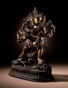 Chakrasamvara and Vajravarahi, Late 14th-early 15th century. Creator: Unknown