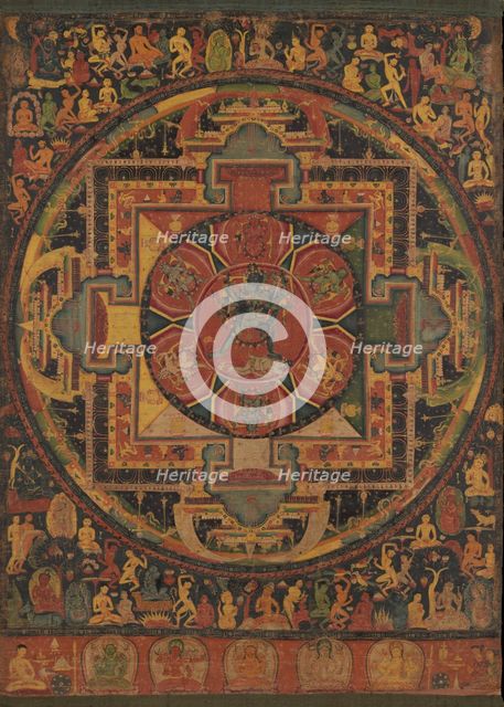 Chakrasamvara Mandala, ca. 1100. Creator: Unknown.