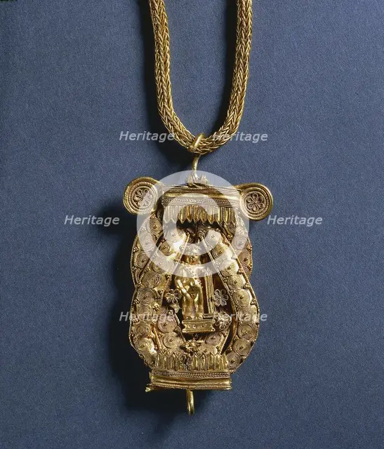 Chain and Pendant, 200s BC. Creator: Unknown.