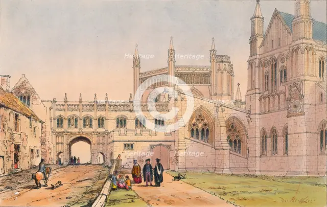 'Chain Gate with Chapter House', 19th century?  Creator: Unknown.