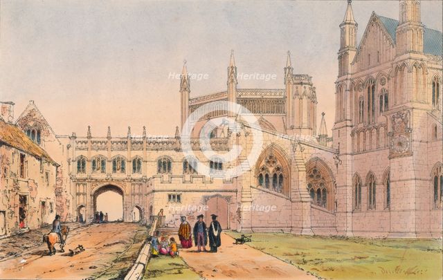 'Chain Gate with Chapter House', 19th century?  Creator: Unknown.