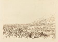 Chain of Alps from Grenoble to Chamberi, published 1812. Creator: JMW Turner