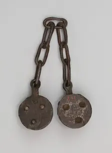 Chain Shot (Projectile) for a Cannon, Austria, 17th Century. Creator: Unknown