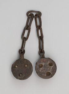 Chain Shot (Projectile) for a Cannon, Austria, 17th Century. Creator: Unknown