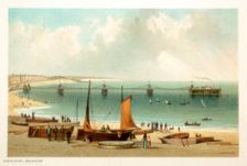 Chain pier, Brighton, Sussex, c1889. Creator: Unknown