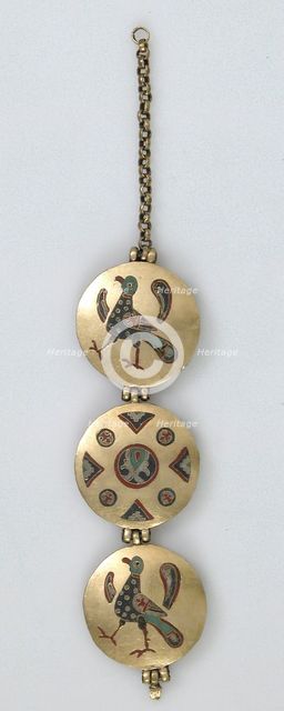 Chain with Birds and Geometric Motifs, Kievan Rus', 1000-1200. Creator: Unknown.