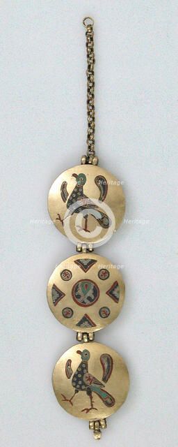 Chain with Birds and Geometric Motifs, Kievan Rus', 1000-1200. Creator: Unknown.