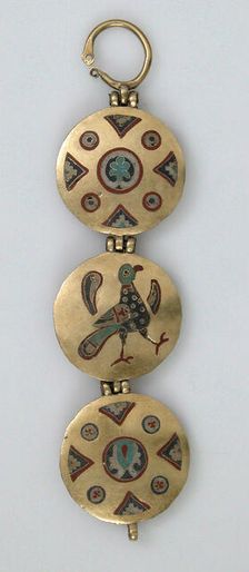 Chain with Birds and Geometric Motifs, Kievan Rus 1000-1200. Creator: Unknown