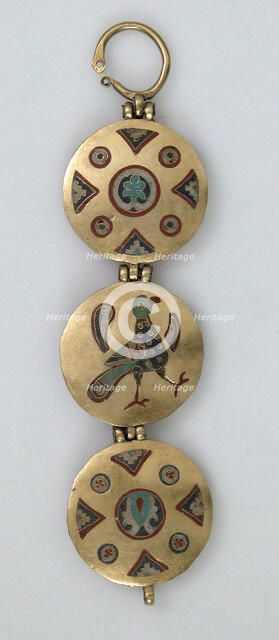 Chain with Birds and Geometric Motifs, Kievan Rus', 1000-1200. Creator: Unknown.