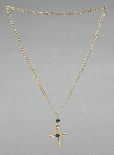 Chain with Pendant Cross, 500s. Creator: Unknown