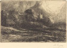 Chailli Seen in a Storm (Chailli: Effet d'orage). Creator: Alphonse Legros