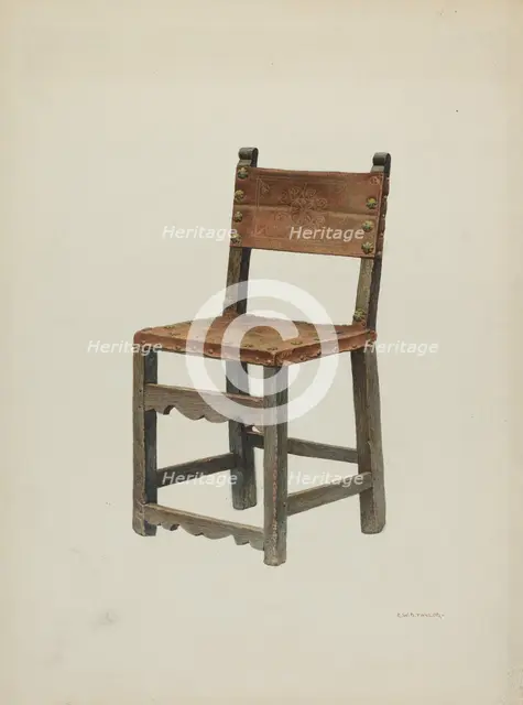 Chair, 1941. Creator: Robert W.R. Taylor.