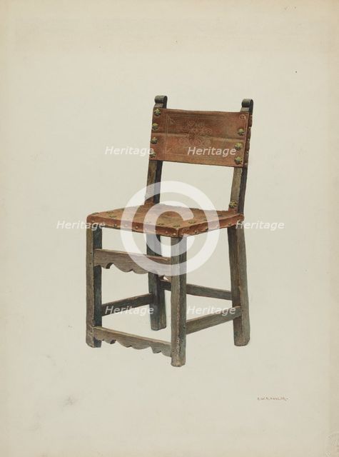 Chair, 1941. Creator: Robert W.R. Taylor.
