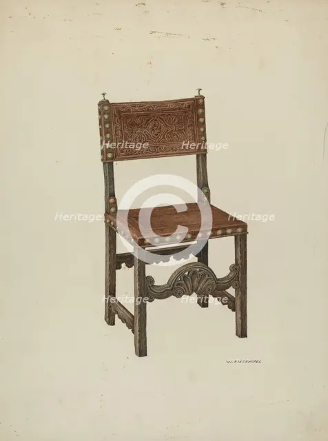 Chair, 1941. Creator: William Kieckhofel.