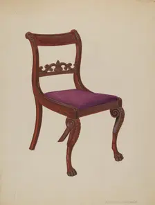 Chair, 1935/1942. Creator: Arthur Johnson