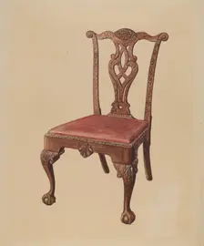 Chair, 1935/1942. Creator: Bernard Gussow