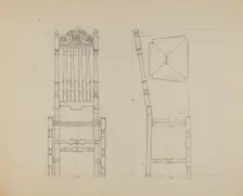 Chair, 1935/1942. Creator: Bernard Gussow