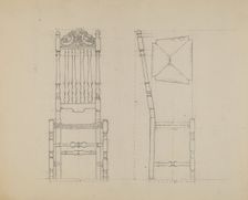Chair, 1935/1942. Creator: Bernard Gussow